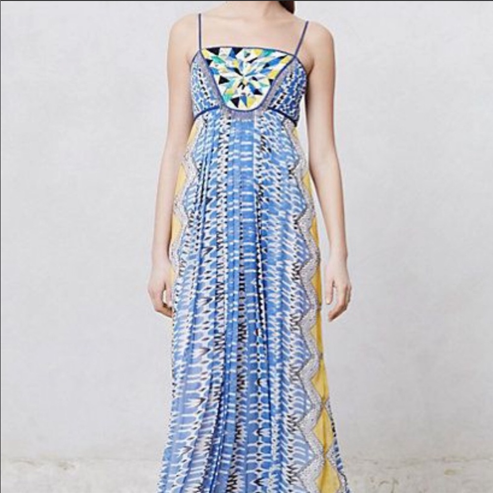 Anthropologie Ranna Gill Sunburst Maxi